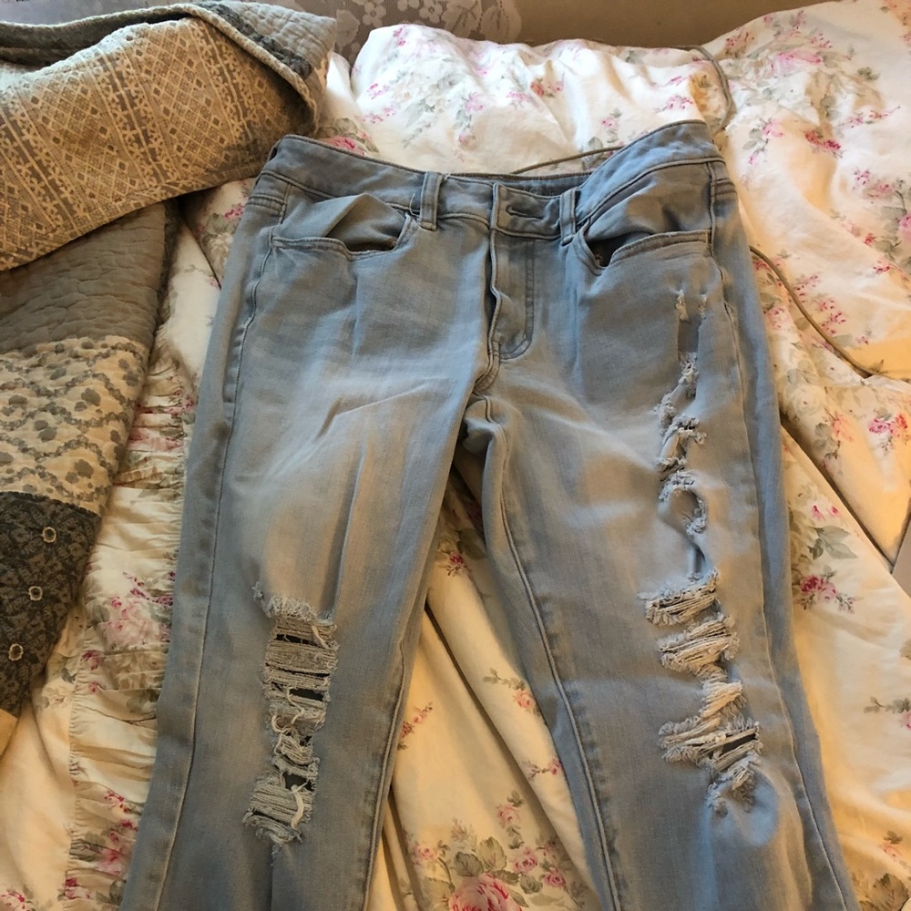American Eagle stipples jeans size 8